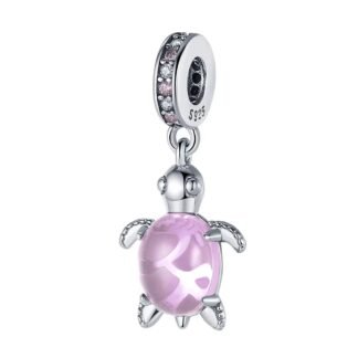 Purple Turtle Charm