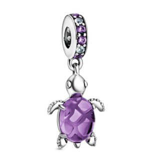 Purple Turtle Charm