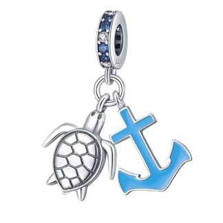 Turtle Anchor Charm