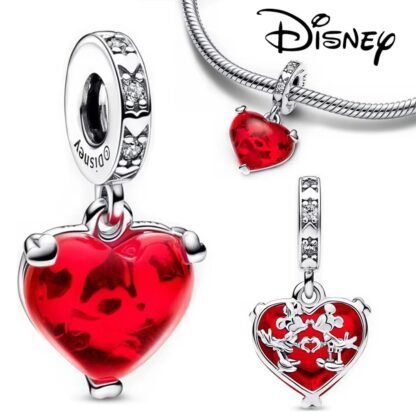 Mickey Minnie Heart Disney Charm - Image 2