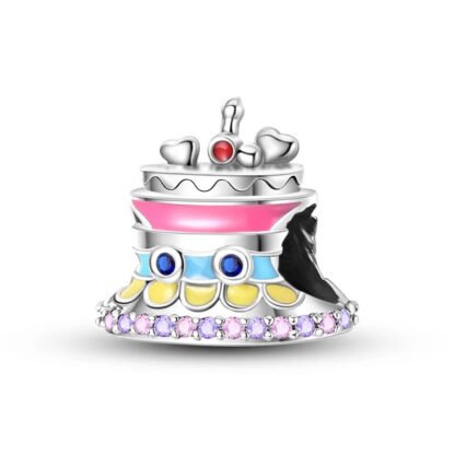 Alien Quirky Gems Blue Eyes Decorated Cake Charm