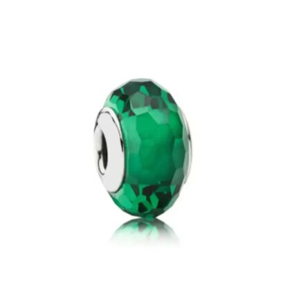 Emerald Green Crystal Charm