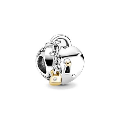 Heart Locks Charm