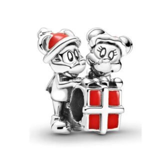 Mickey Minnie Mouse Christmas Disney Charm