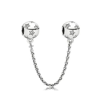 Many Gems Stars Chain Charm