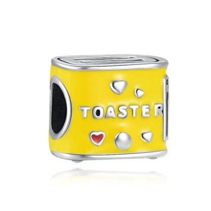 Yellow Toaster Charm