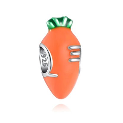 Orange Carrot Charm