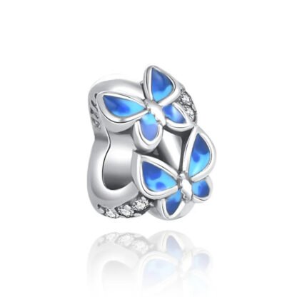 Sturdy Structural Blue Butterflies Charm