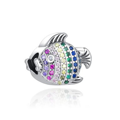 Gems Rainbow Fish Charm