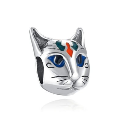 Cultural Cat Mask Charm