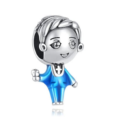 Human Person Blue Outfit Charm