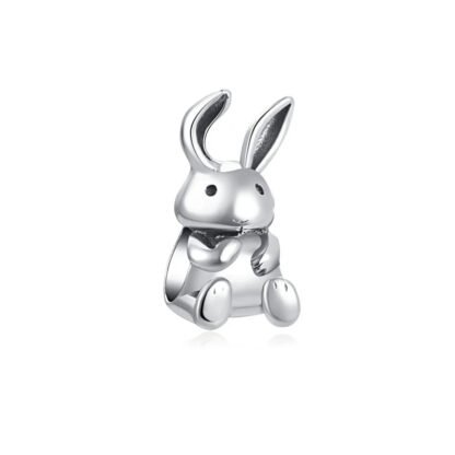 Simple Bunny Sitting Charm