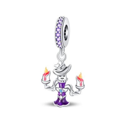 Purple Cowboy Firey Candle Charm