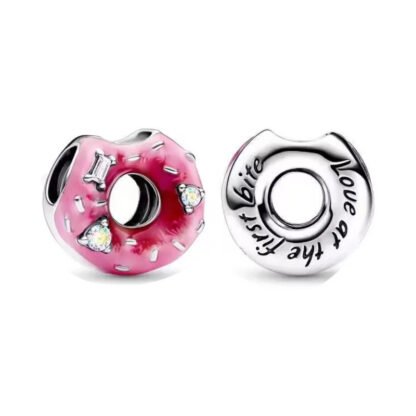 Pink Donut Love at the first bite Charm