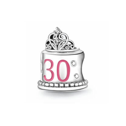 30 Birthday Cake Elegant Tiara Charm