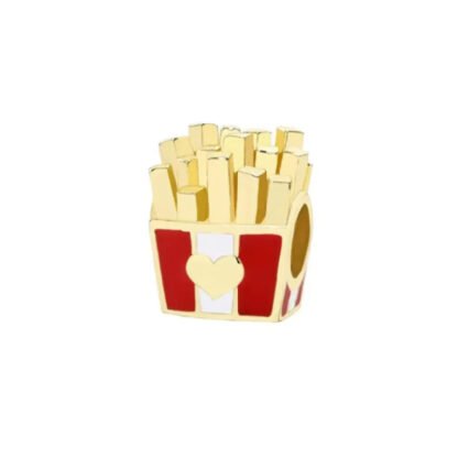 Cute Golden French Fries Charm