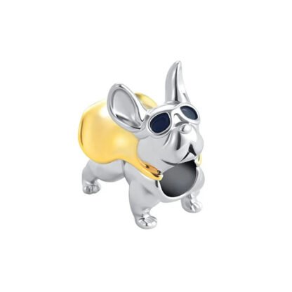 Small Pug Puppy Golden Cape Sunglasses Charm