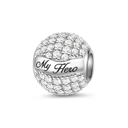 Sphere My Hero White Gems Charm