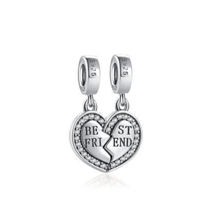 Broken Heart Friendship Charm
