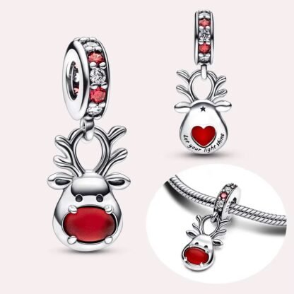 Deer Christmas Charm