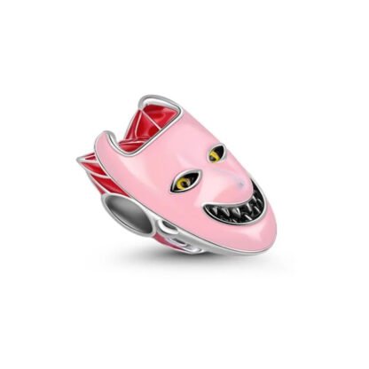 Scary Pink Mask Sharp Teeth Charm