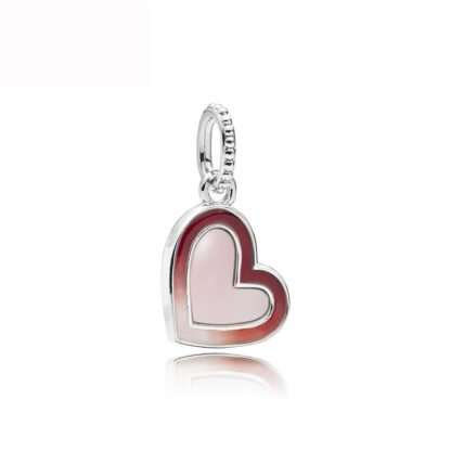 Simple Small Pink Heart Charm