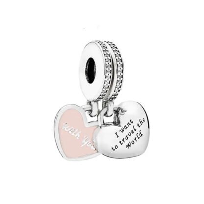 Travel The World message Wish Charm