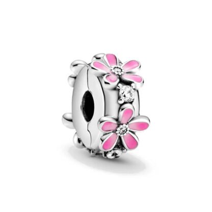 Pink Blooms Trail Long Charm