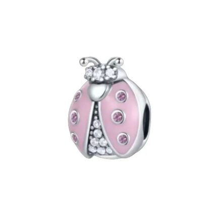Pink Little Ladybug Charm