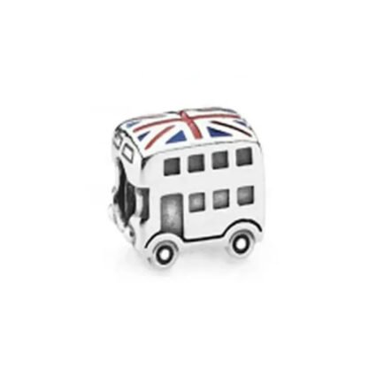 UK Flag Bus Charm