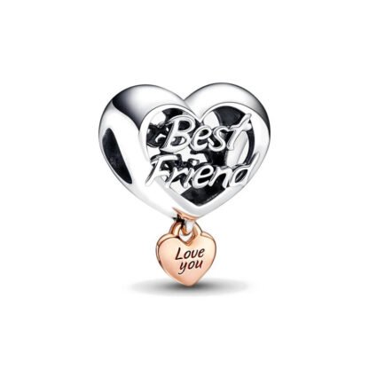 Big Heart Best Friend Affirmation Charm