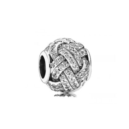 Sparkly Intertwining Intriguing Structure Charm