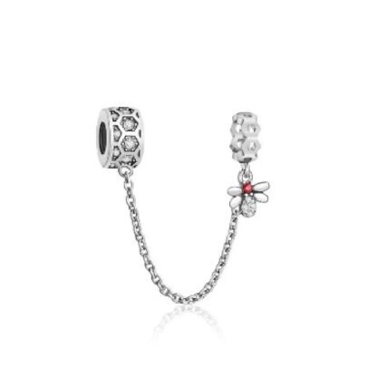 Red Insect Chain Charm