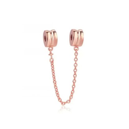 Simple Rose Gold Chain Charm