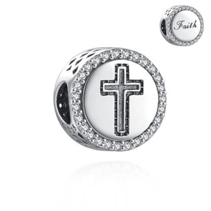 Spiritual Faith Cross Affirmation Charm