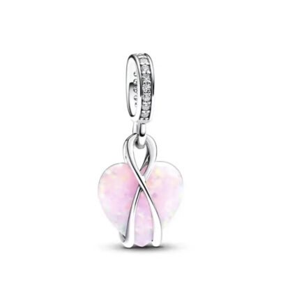 Dreamy Pink Heart Charm