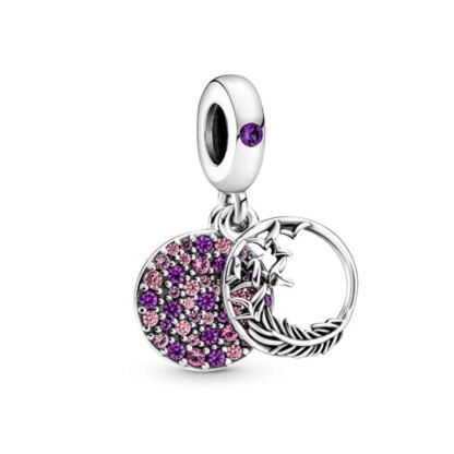 Nature Purple Pink Scenery Charm