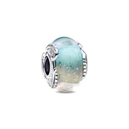 Dreamy Glossy Ocean Sea Light Blue Charm