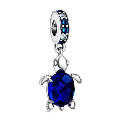 Dark Blue Turtle Charm