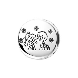 Friendship School Girl Boy Duo Charm