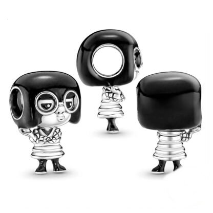 Silver Black Bob Edna Mode Incredibles Disney Charm - Image 3