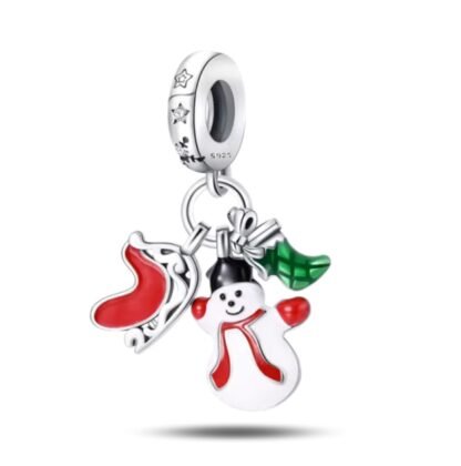 Snowman Christmas Charm