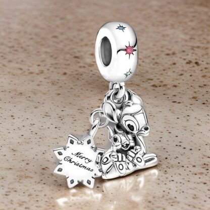 Doe Deer Bambi Merry Christmas Disney Charm - Image 2