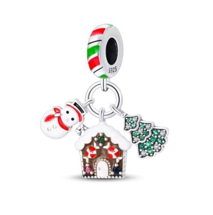 Snowman Christmas Tree House Charm