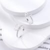 Crystal Heart Silver Ring - Image 3