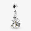 Silver Yellow Gems Gown Belle Beauty and the Beast Disney Charm