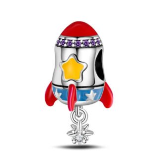 Rocket Star Charm