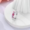 Crystal Silver Ring - Image 3
