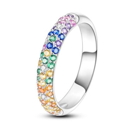 Crystal Silver Ring - Image 2
