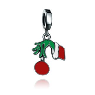 Christmas Red Green Grinch Hand Charm